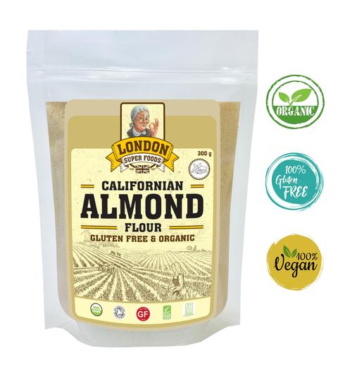 LONDON SUPER FOODS Organic Californian Almond Flour, 2.5 Kg