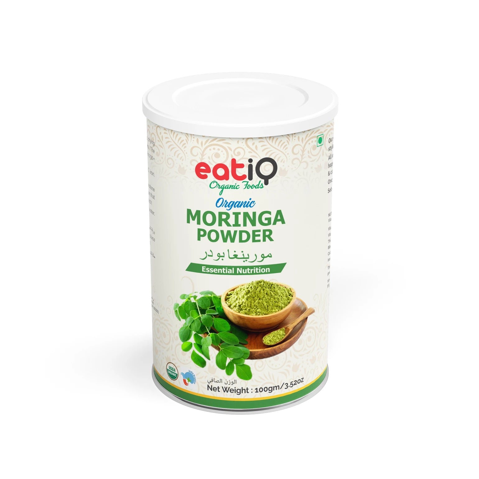 EATIQ ORGANIC FOODS Organic Moringa Powder, 100g