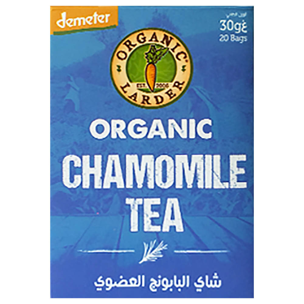 ORGANIC LARDER Chamomile Herbal Tea, 30g - Organic, Vegan, Natural