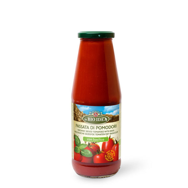 LA BIO IDEA Passata Basilico 680g