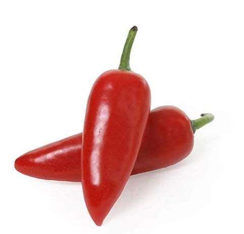 FRESH Jalapeno Chillies (Red), 1Kg