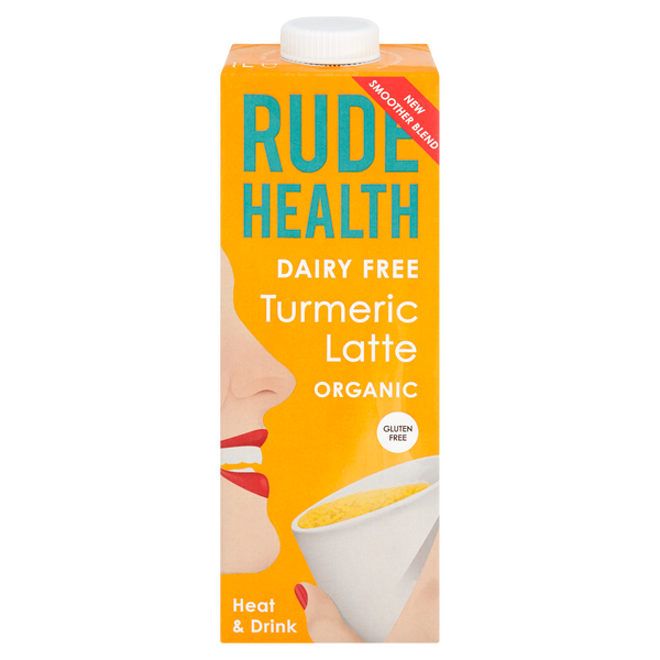 RUDE HEALTH Organic Turmeric Latte Drink, 1Ltr
