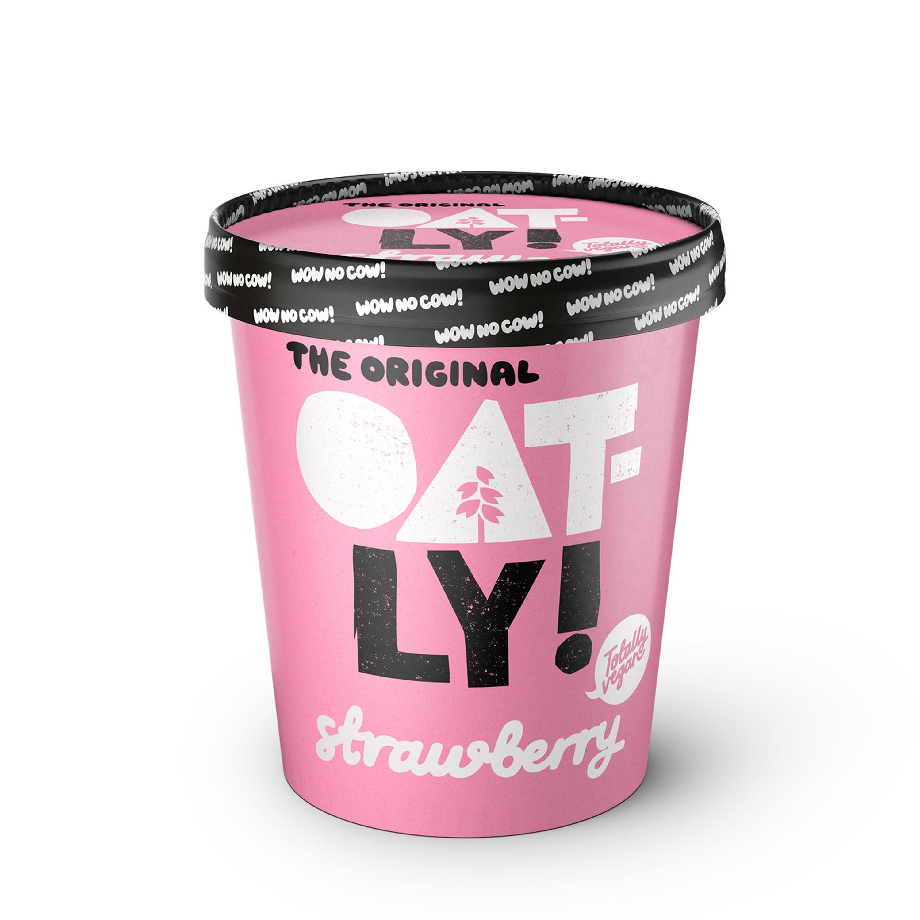 OATLY! Non-Dairy Frozen Dessert - Strawberry Ice Cream, 473ml