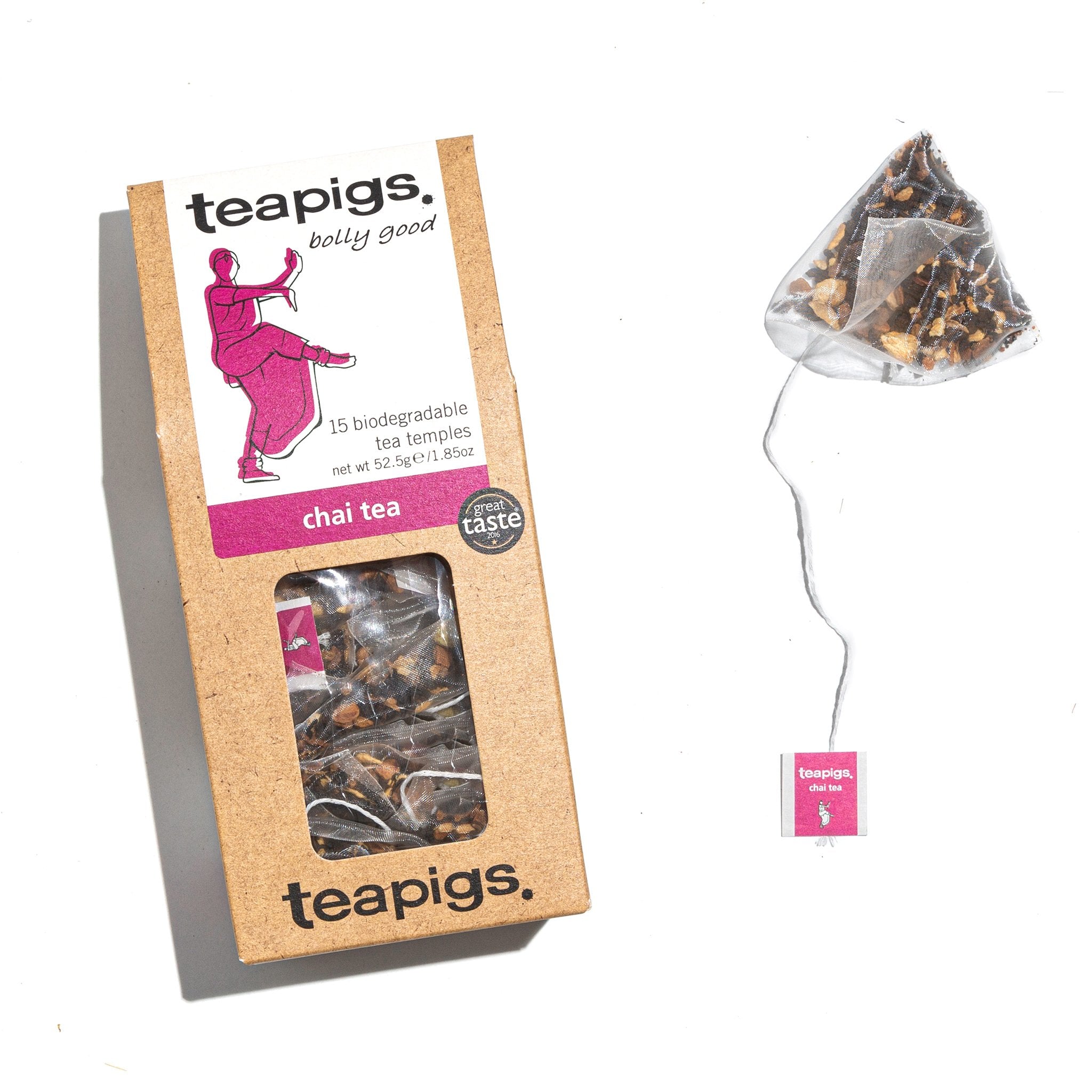 TEAPIGS Chai Tea 15 Temples, 52.5g