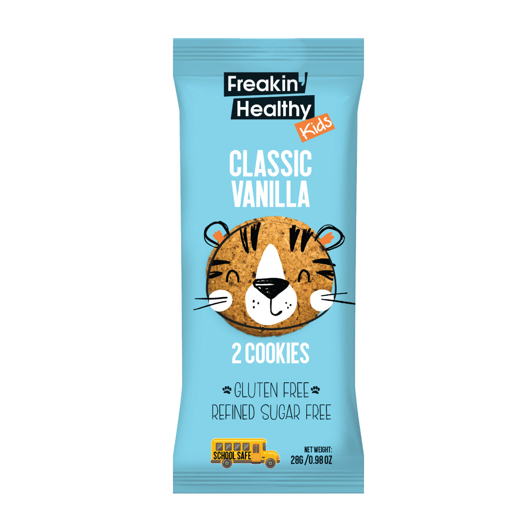 FREAKIN' HEALTHY Classic Vanilla Cookies, 28g - Vegan, Gluten Free, Sugar Free