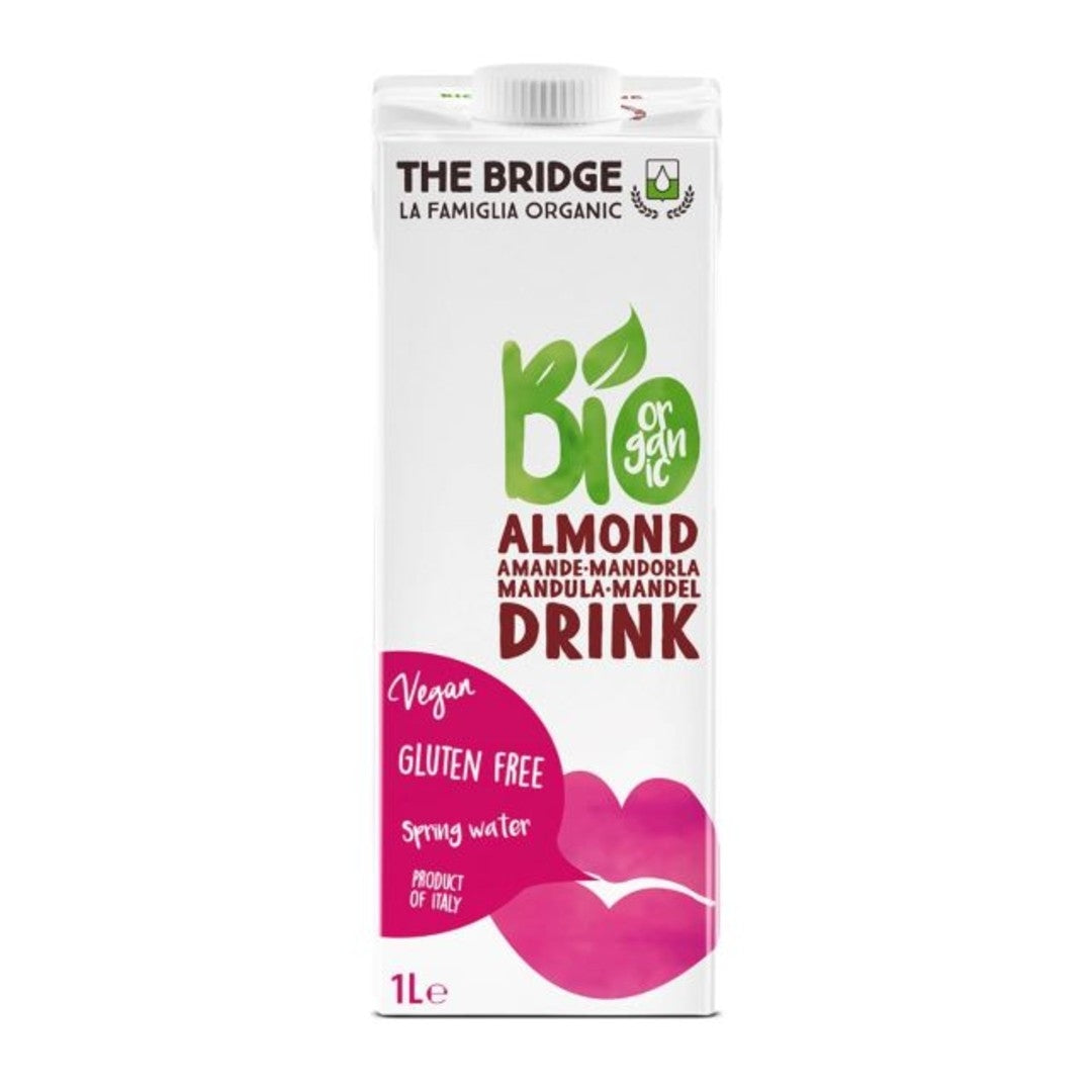THE BRIDGE Bio Organic Almond Milk, 1Ltr